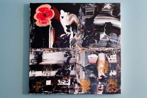 acrylic on canvas. response to many things leading up to Remembrance Day.